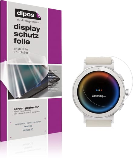 dipos – 6x Beschermfolie geschikt voor Realme Watch S5 | Krasbestendige & heldere Screenprotector Ultra-Thin