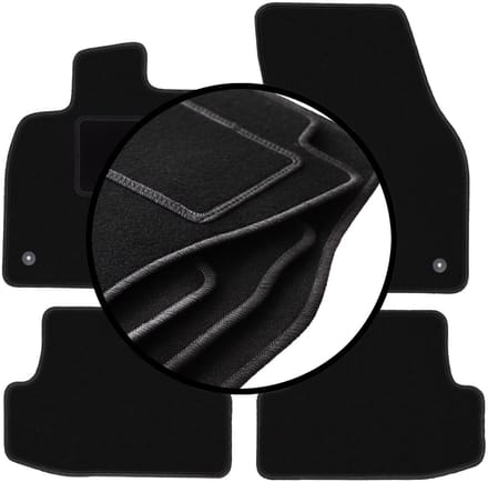 Complete set veloursmatten voor: Audi Q2 crossover (2016-)