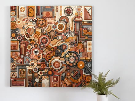 Kunstprint | Wanddecoratie | Forex | 100 × 100 cm
