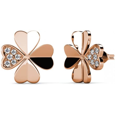 Clover Petal Oorbellen - Oostenrijks kristal