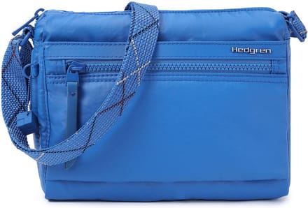 Hedgren Schoudertas Inner City Eye Shoulder Bag RFID Creased Strong Blue Blauw
