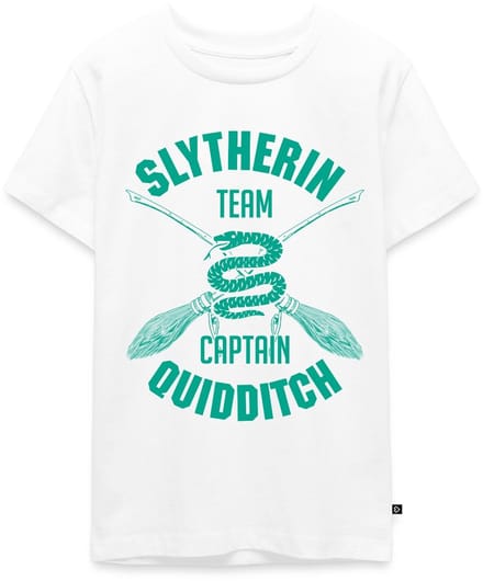 Harry Potter Slytherin Team Captain Quidditch Premium T-Shirt Tiener