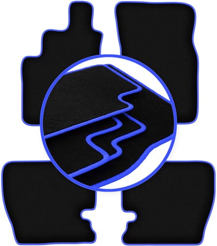 CARLUX-BLUE automatten voor: Daewoo Musso SUV (1993-2005)