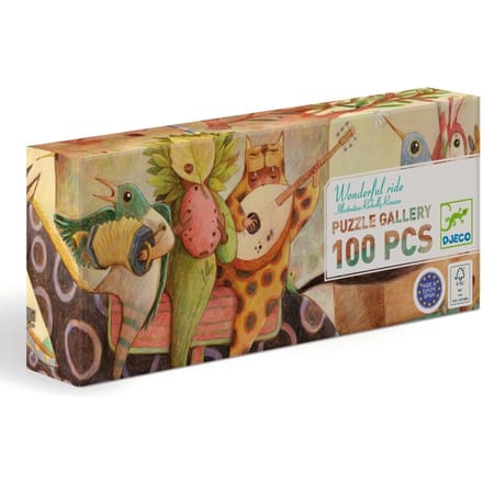 DJECO puzzel wonderful ride 5 jr+/ 100 stks