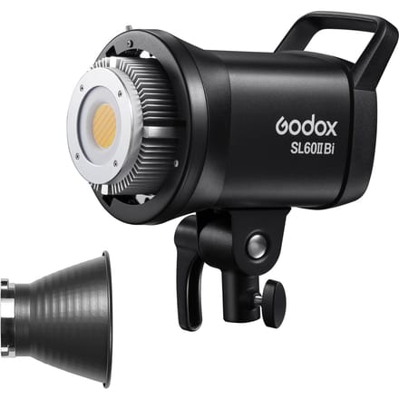 Godox SL60IIBi Draagbare Studio LED-videolamp 75W Fotografie-invullicht 2800K-6500K Ingebouwd 11 US Plug gray