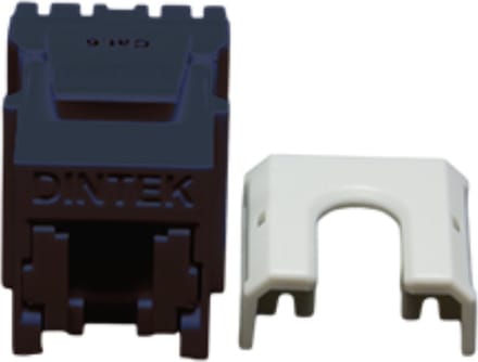 DINTEK - Keystone jack (10 pcs) - CAT6 - F-jack - Unshielded met shutter - 1305-04061