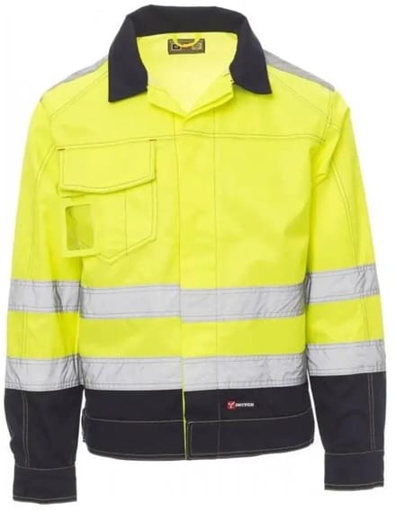 Payper Safe Hi-Vi Winter - fluorescent yellow/navy blue - XL