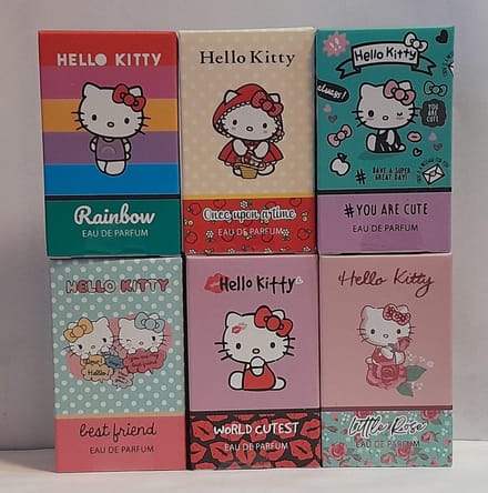 Hello Kitty - Parfum Set Van 6 Stuks - Eau de Parfum Voor Kinderen - 6x15ml