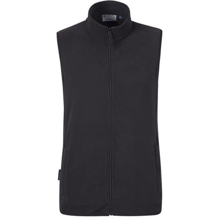 Mountain Warehouse Heren Alder Microfleece Gilet (Zwart)