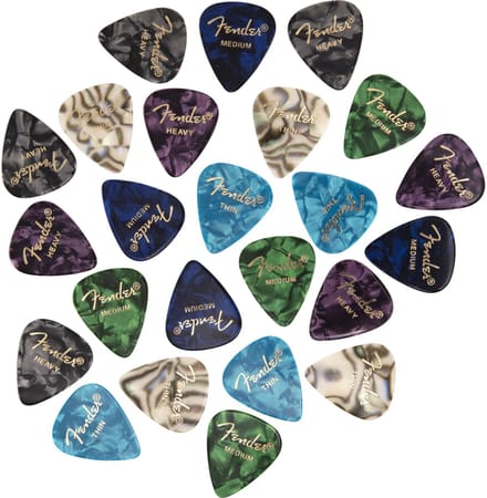 Fender 351 Shape Premium Picks -24 Pack - Plectrums