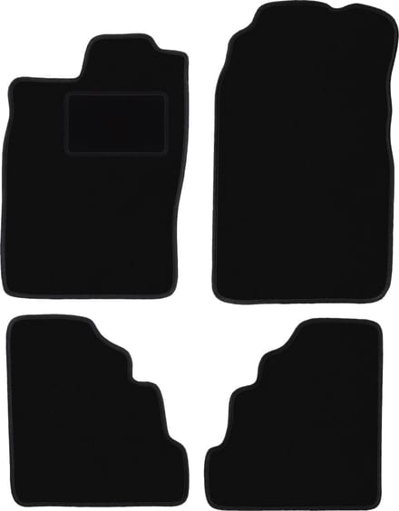 Zwarte veloursmatten voor: Saab 900 II hatchback, liftback (1994-1998)