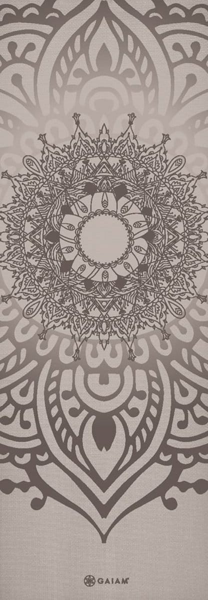 Gaiam Yoga Mat - Sustained Grey Sundial Layers - 5 mm