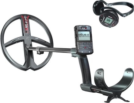 XP DEUS 2 Metaaldetector, 34x28cm FMF zoekschijf, met RC, en WS6 Hoofdtelefoon, draadloos, waterdicht, oplaadbaar