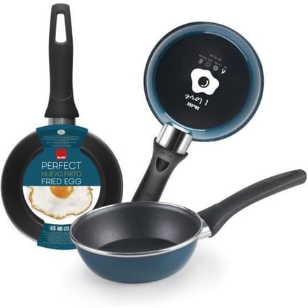 Poêle - IBILI - 14 cm - Acier émaillé vitrifié - Antiadhésif 2 couches - Compatible induction