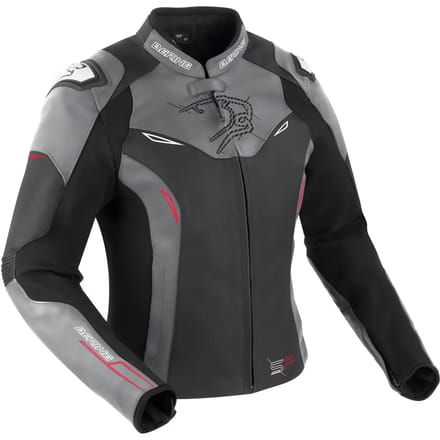 Leren motorjack voor vrouwen Bering Snap