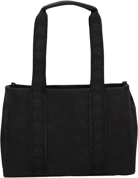 TOM TAILOR shopper schoudertas Yara Zip Shopper Black zwart