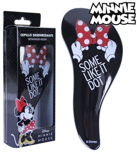 Ontwar Haarborstel Minnie Mouse Zwart