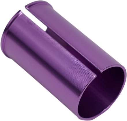 Zadelpen Adapter - Zadelbuis Converter - Fiets Frame Aanpassen - CNC Aluminium Constructie - 60mm Lengte - Paars