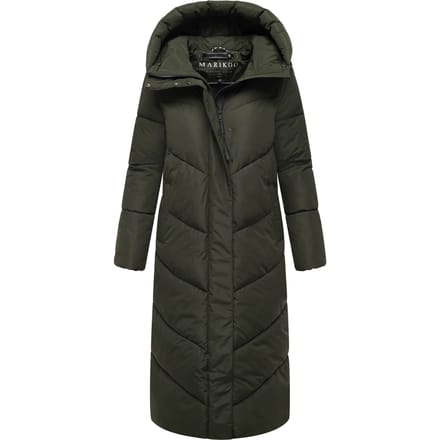 Marikoo dames wintermantel Ranjaa gewatteerd met capuchon & reflecterende details