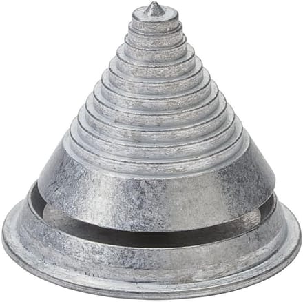 Grasmaaier Blad Balanceer - Blad Balancer - Grasmaaier Onderhoud - Robuust Metaal - 6 x 5 cm - Zilver