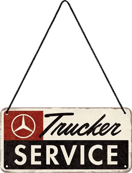 Hangend Bord Mercedes Trucker Service