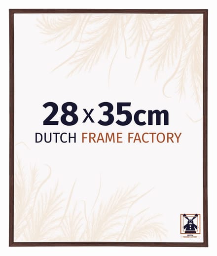 Fotolijst 28x35 cm - Kunststof - Bruin - Angers