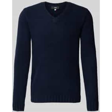 Gebreide pullover met V-hals model 'UPO'