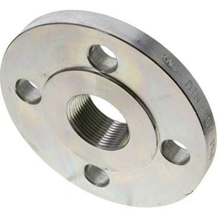 Draadflens DN32-PN40 Rp 1-1/4'' Verzinkt Staal DIN 2567 En EN 1092-1 (Type 13)