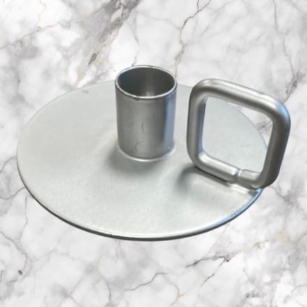 Branded by - coole kandelaar - zilver - mat - square zilver - KU160