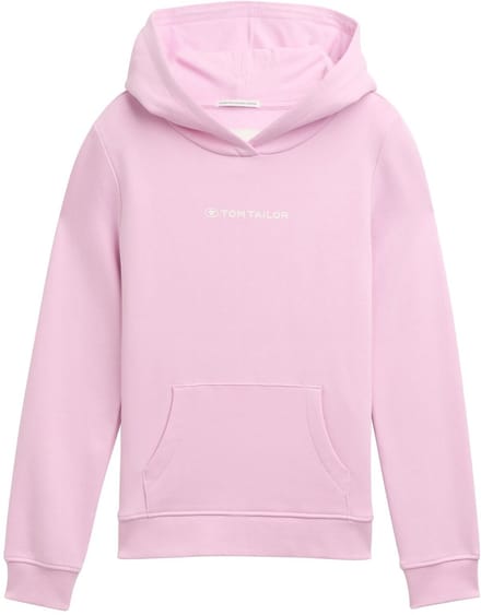 Tom Tailor - Hoodie-sweatshirt met logoprint - Maat 152 - dreamy lavender