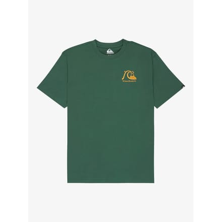 Quiksilver Evo Original Bs T-shirt Met Korte Mouwen Groen S Man