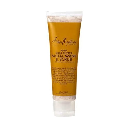 SheaMoisture Face Scrub - Raw Shea Butter Facial Wash & Scrub