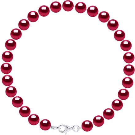Armband van Echte Gekweekte Zoetwaterparels Rond 6-7 mm