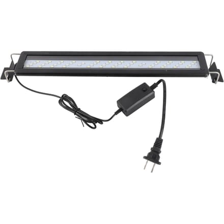 Lampe LED pour aquarium 4 rangées, résistante aux éclaboussures, ultra-mince, lumière LED à changement de couleur avec extension black