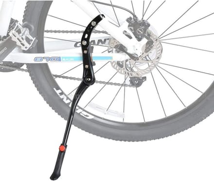 Fietsstandaard - Aluminium Fiets Kickstand - Verstelbare - voor 24-29 Inch Fiets - Zwart