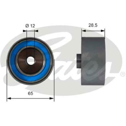 Tandriemgeleiderpoelie  GATES GATT42081