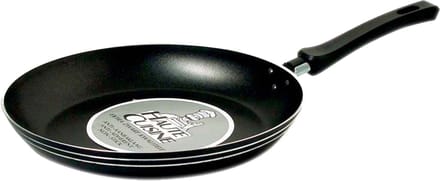 Mammoet - Koekenpan - Silver - 28 cm - Zwart - Aluminium pan - Kunststof handgreep