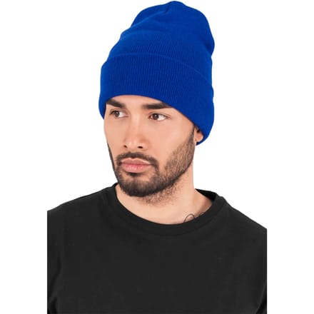 Urban Classics - Beanie Muts Heavyweight - Long Blauw.