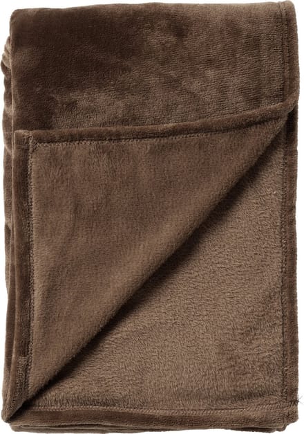 Dutch Decor - MARLEY - plaid 150x200 cm - fleece deken - extra dik - Chocolate Martini - donkerbruin