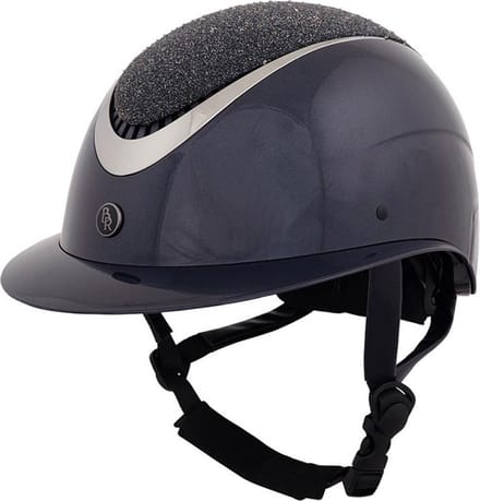 BR Rijhelm Theta Plus Glamourous Glossy Navy/Gunmetal - M