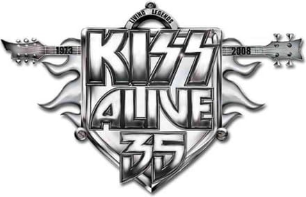 Kiss - Alive 35 Tour Pin - Zilverkleurig