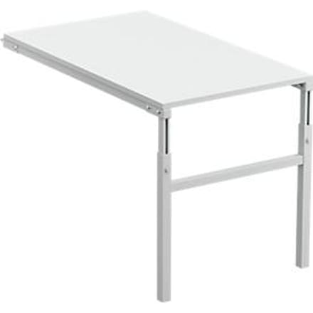 Treston hoekaanschuiftafel TP 712K ESD, voor basistafelserie TP/TPH 1000 x 500, ESD-geleidend