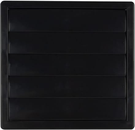 Ventilatierooster 170x170mm met Insectenhor en Lamellen