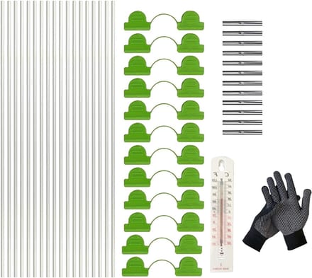 Broeikas Netframes - Tuin Tunnelbogen - Planten Beschermen - Glasvezel Stevig - 42 cm - A