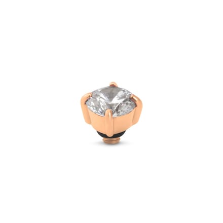 Melano Twisted Glint Steentje Crystal | Rosé