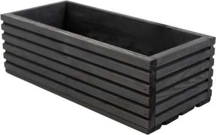 Horziontale Bloembak Danee 44 cm - Zwart