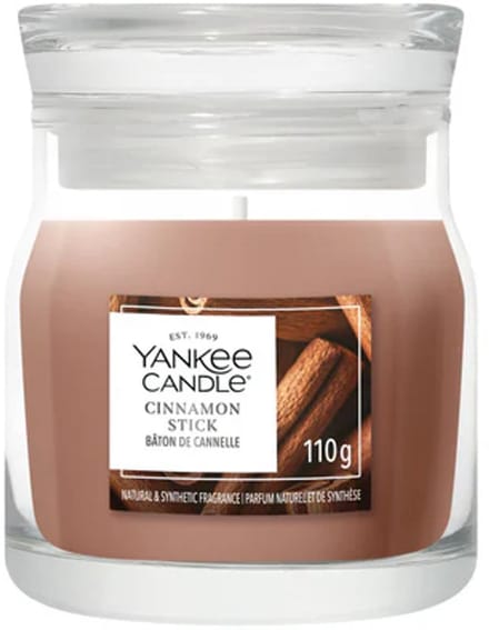 Yankee Candle - Cinnamon Stick Small Jar Geurkaars - tot 30 branduren