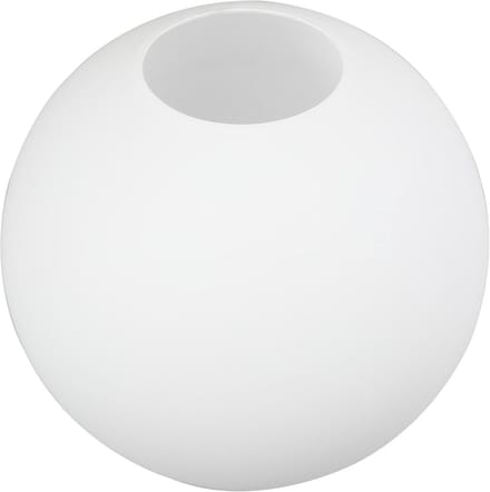 Glazen Lampenkap - Bol Lampenkap - Sfeerverlichting Maken - Moderne Matte Stijl - 12cm Diameter - Wit