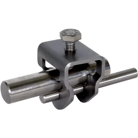 Dehn RVS aansluitklem voor aardingsstaven 20mm - 630129