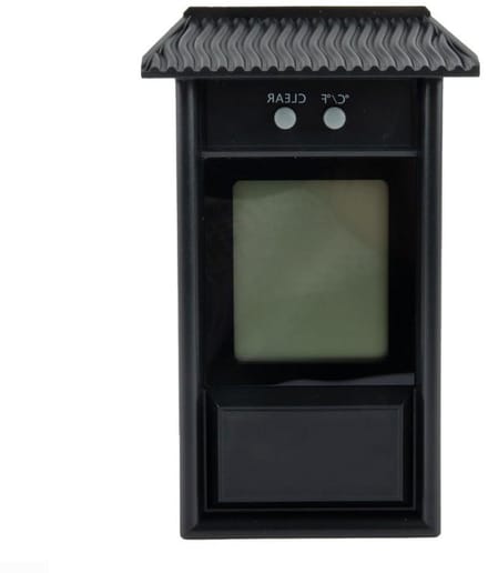 Digitale Max Min Thermometer - Temperatuur Monitor - Klimaatbeheersing Kas - Groot LCD Display - -20 tot 50 °C - Zwart/Wit